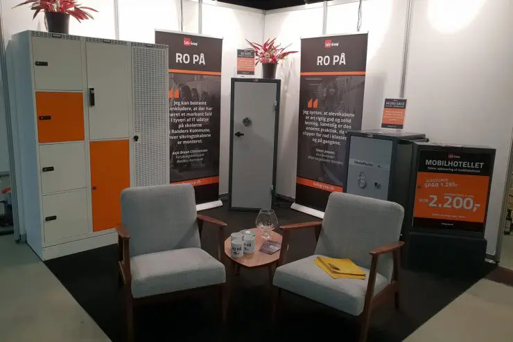 SafeGroups messestand på danske skolelederes årsmøde