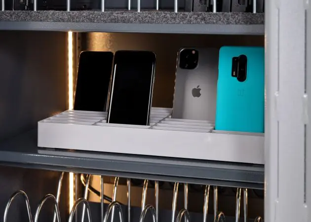 pengeskab til mobiler og tablets