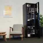 sikringsskab på kontor