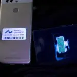 tyverimærkning med UV på mobiltelefoner