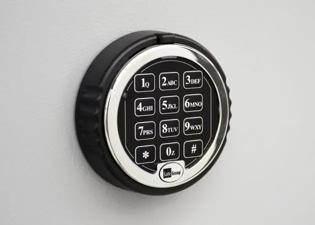 sikringsskab med elektronisk kodelås
