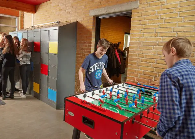 skoleskabe på en folkeskole