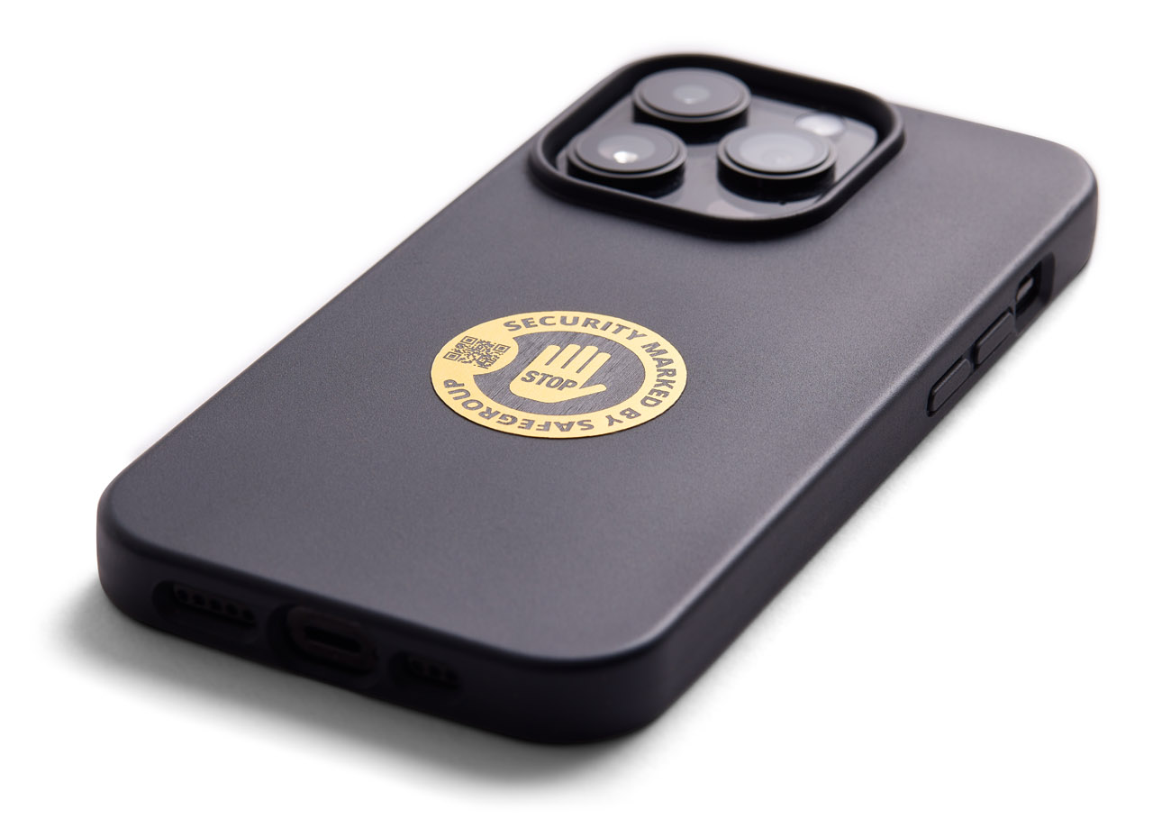 ejermærket mobiltelefon